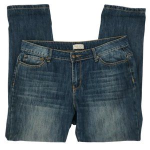 Adam Levine Womens Mid Rise Regular Boyfriend Casual Blue Denim Jeans Size 9/10